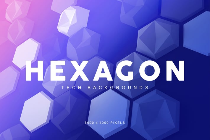 Hexagon Tech Backgrounds 2