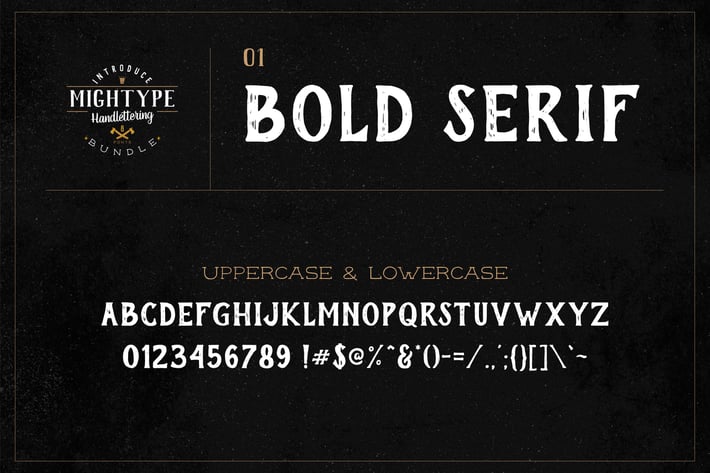 Mightype 01 - Bold Serif