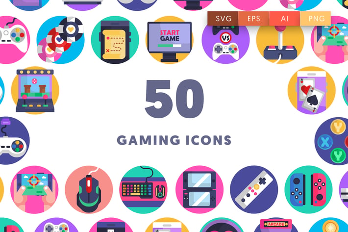 50 Gaming Icons