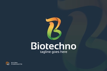 Biotechno / Letter B - Logo Template