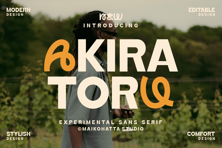 Akira Toru - Sans Serif Display Font