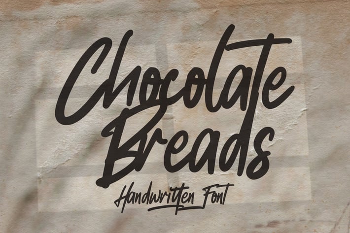 Chocolate Breads - Natural Brush Font