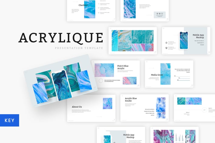 Acrylique - Keynote Template