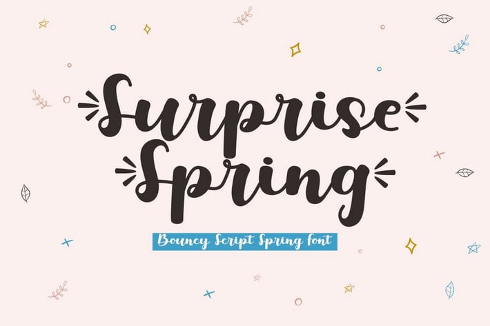 Surprise Spring - Script Font