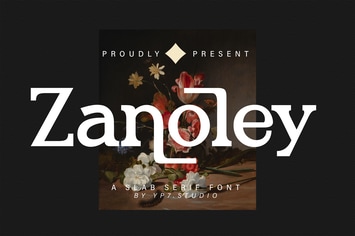 Elegant Modern Serif Display Font