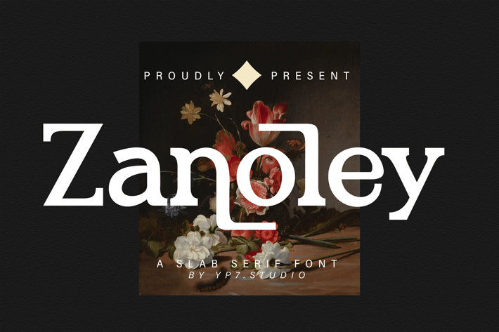 Elegant Modern Serif Display Font