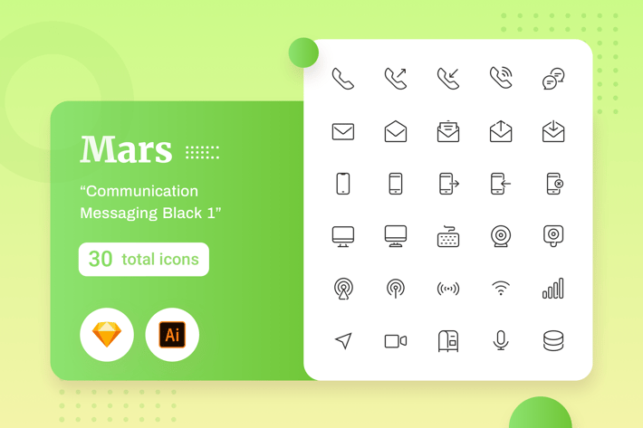 Mars - Communication Messaging Black 1 