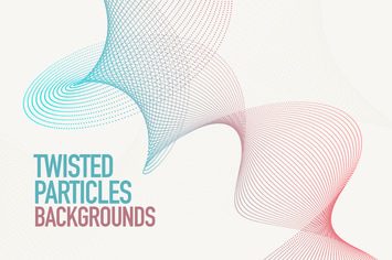 Dynamic Twisted Particles Background Set