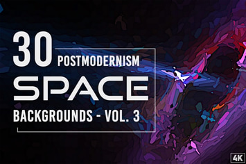 30 Postmodernism Space Backgrounds - Vol. 3