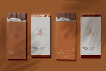 Chocolate Packaging Mockup