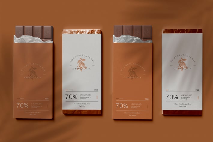Chocolate Packaging Mockup