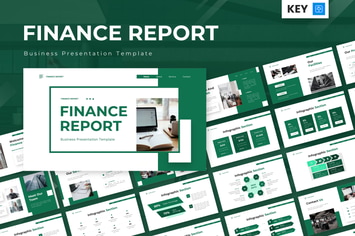 Finance Report - Business Keynote Templates