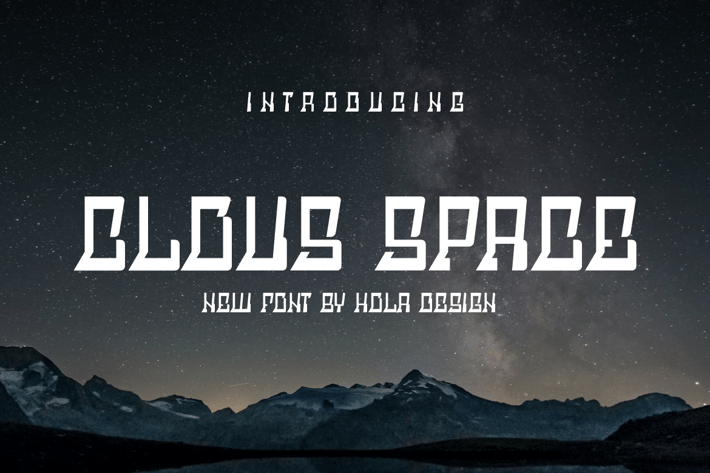Clous Space Font