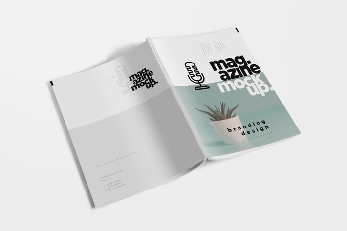 US Letter Size Magazine Mockups