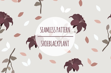 Shoeblackplant – Seamless Pattern