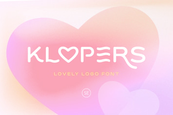Klopers - Lovely Logo Font