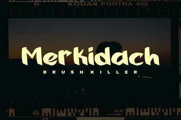 Merkidach - Display Font