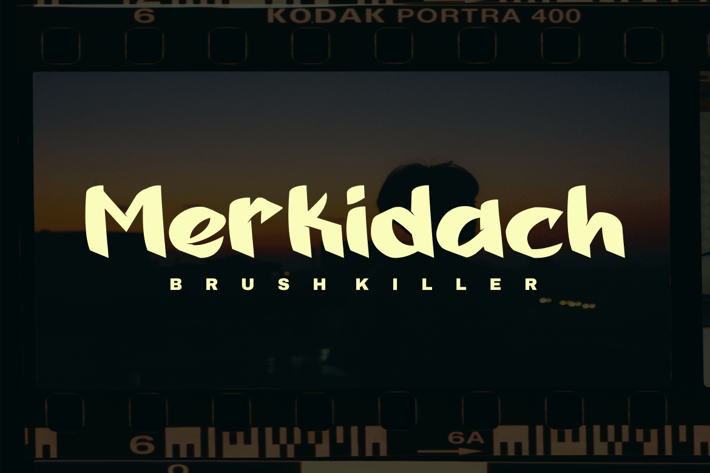 Merkidach - Display Font