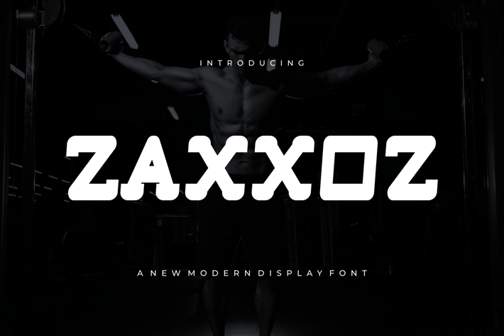 Zaxxoz - Font