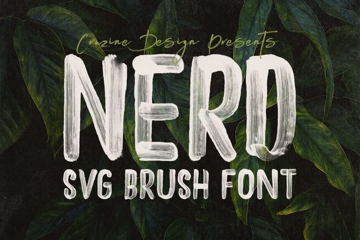 NERD Brush & SVG Font
