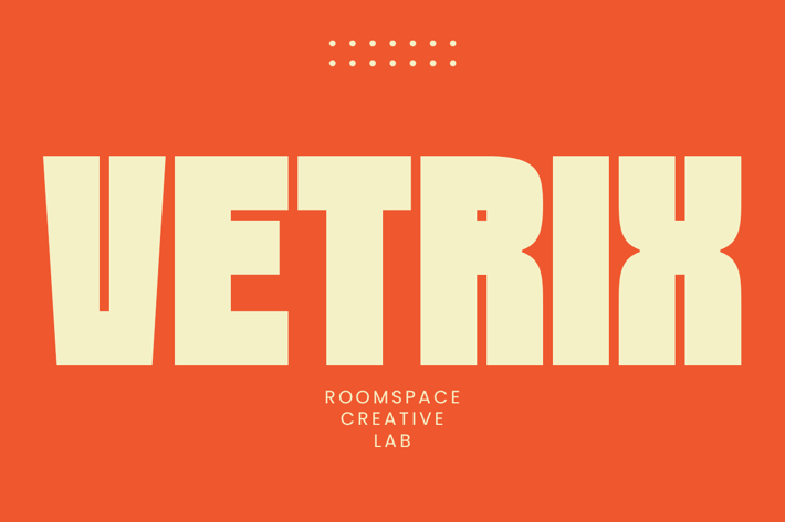 Vetrix -  Bold Condensed Logo Font