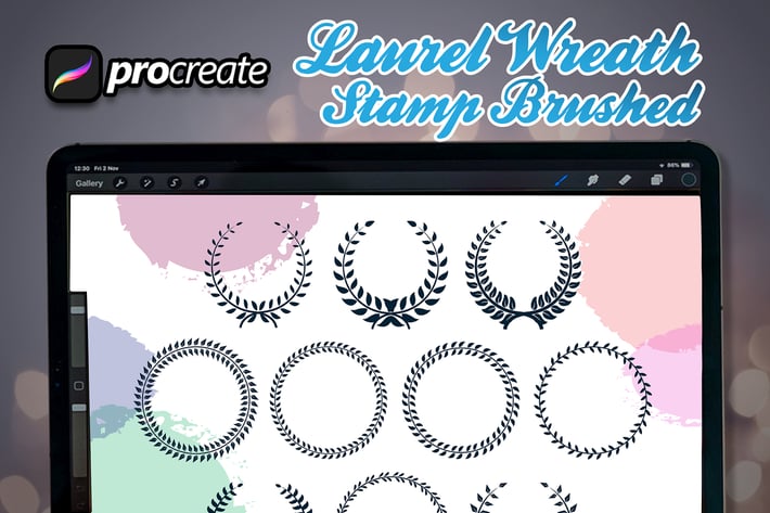 Laurel Wreath Brush Ornament