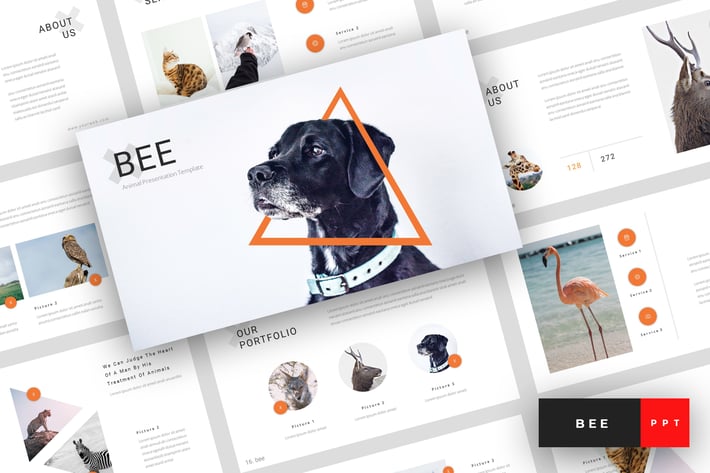 Bee - Animal PowerPoint Template