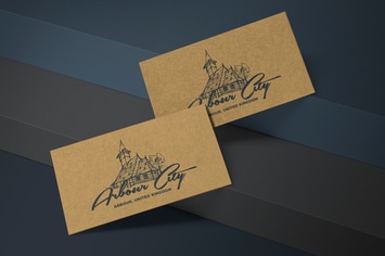 Kraft Paper Printing Logo Mockup