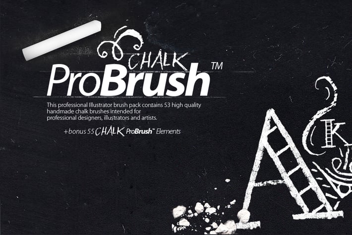 Chalk ProBrush + Vector Elements