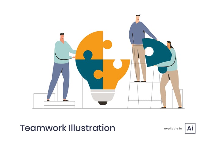 Teamwork Illustration