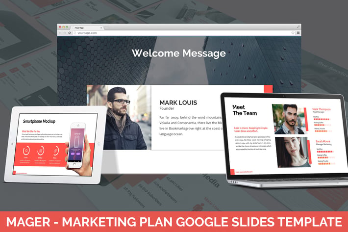 Mager - Marketing Plan Google Slides Template