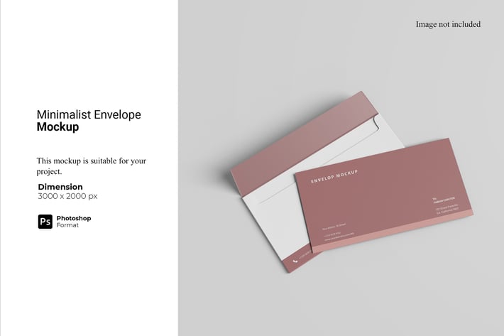 Minimalist Envelope Mockup