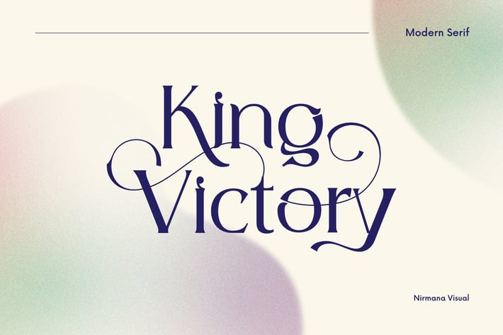King Victory - Modern Serif 