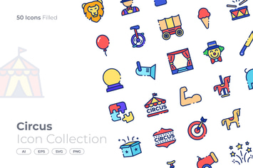 Circus Filled Icon