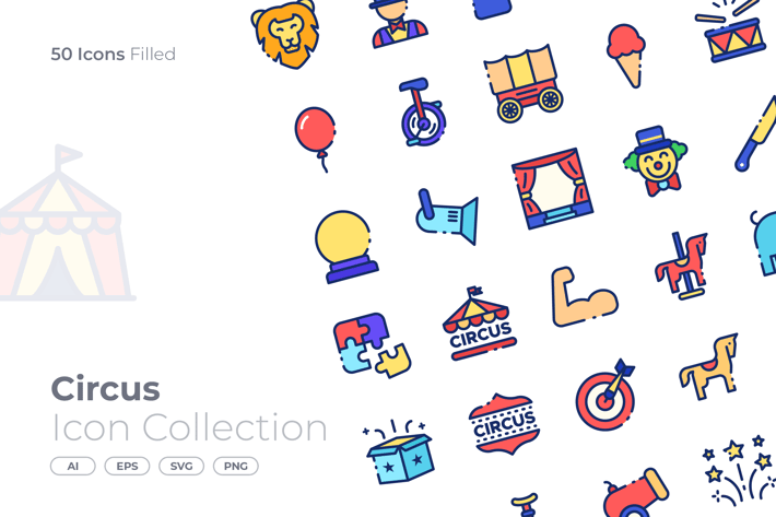 Circus Filled Icon