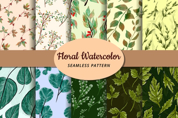 Floral Watercolor Seamless Pattern