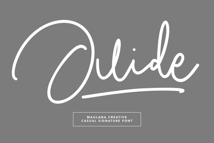 Juide Casual Signature Font