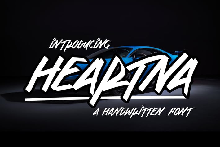 Heartna - Handwritten Font