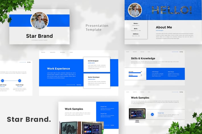 UI/UX Designer Keynote Template