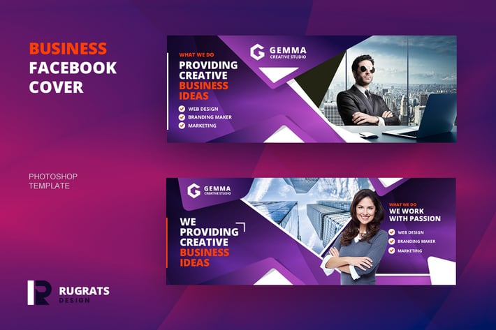 Business R4 Facebook Cover Template