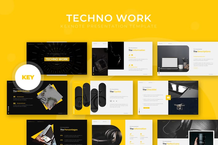 Techno Work - Keynote Template