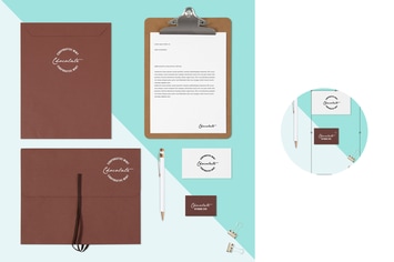 Mint Chocolate Identity Branding Mock Up