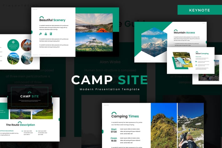 Camp Site - Keynote Template