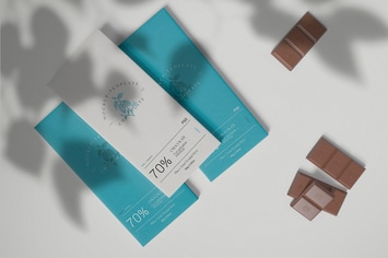 Wrapped Chocolate Mockup