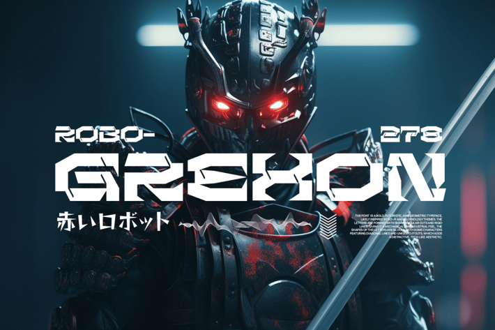 Grexon - Modern Techno Font