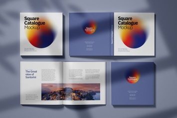 Square Catalogue Mockup
