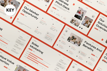 Beige Modern Business Pitch Deck Keynote