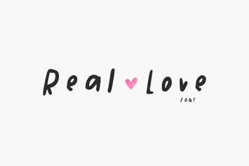 Real Love Handwritten Font