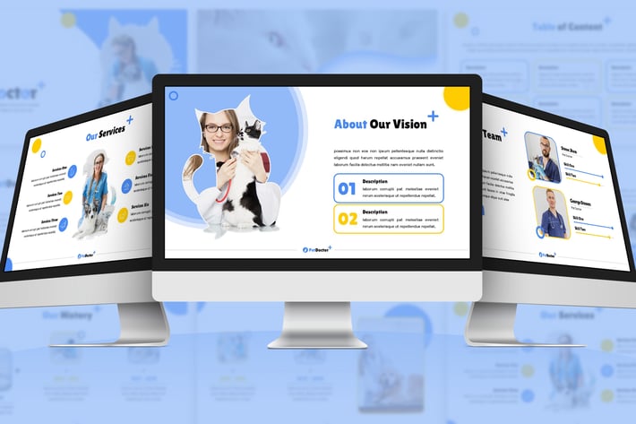 PetDoctor - Animals Google Slides Template