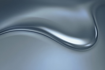dripping metal silver close-up